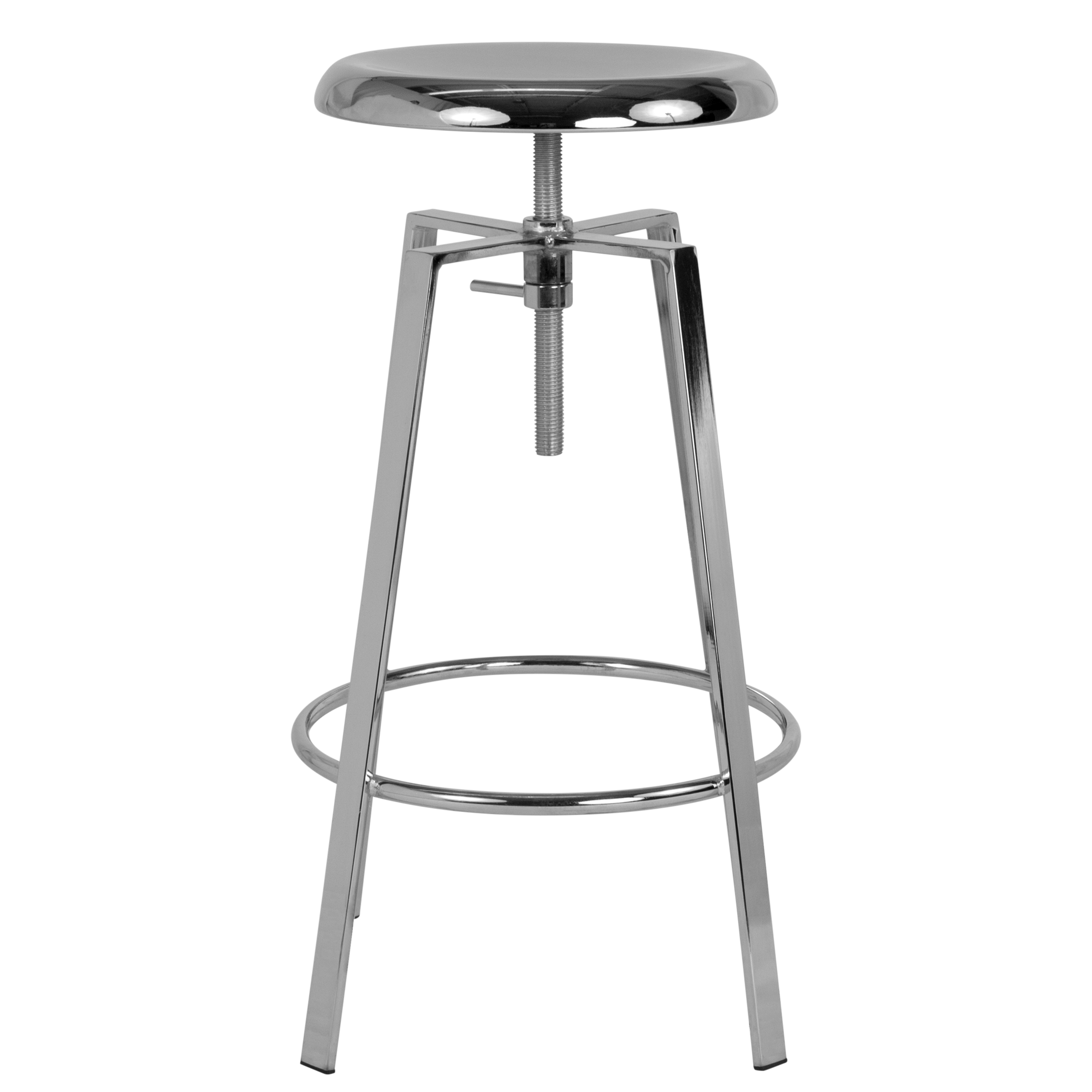 Industrial Style Barstool with Swivel Lift Seat