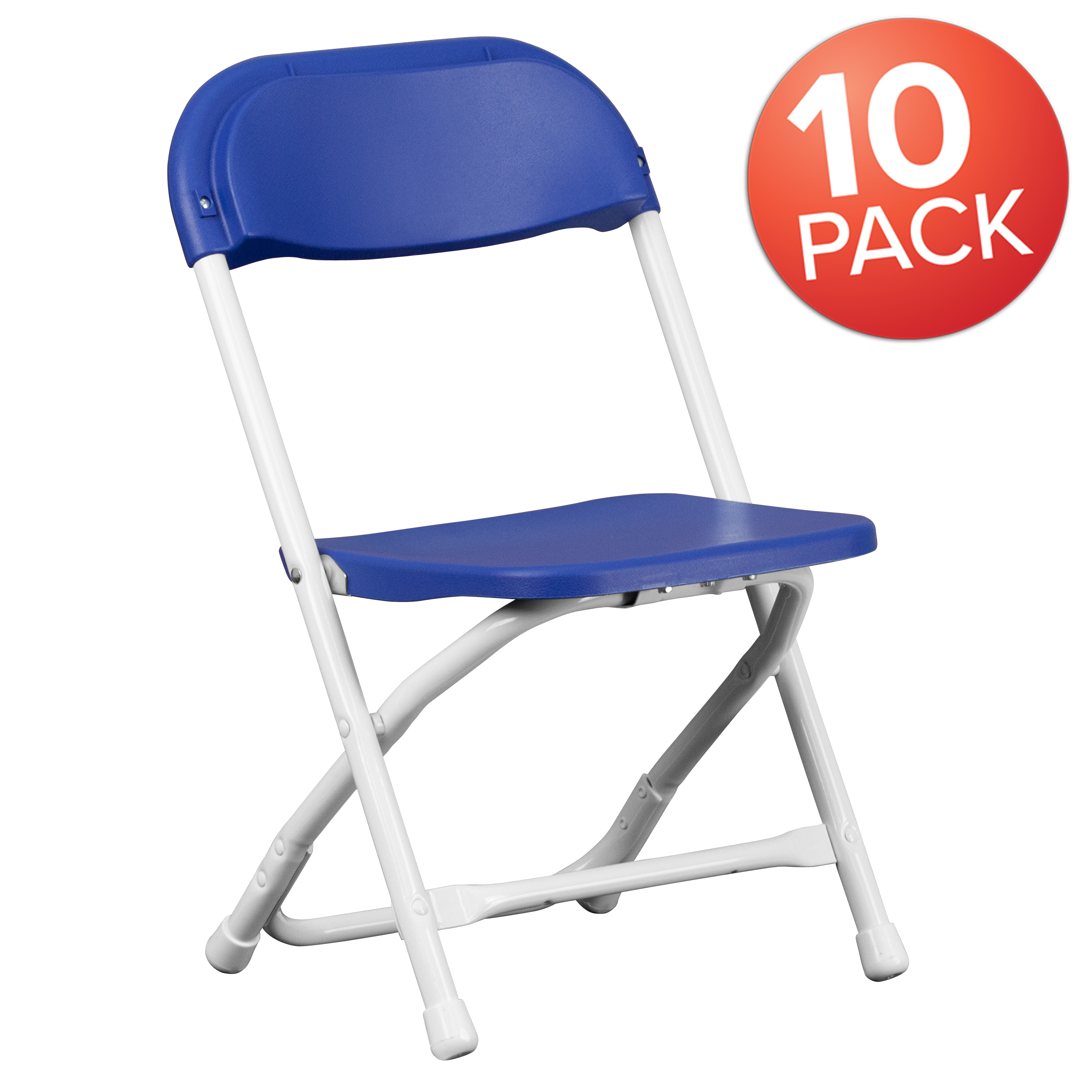 Emma Oliver 10 Pack Kids Plastic Folding Chair Daycare Home School Emma Oliver 10 Pack Kids Plastic Folding Chair